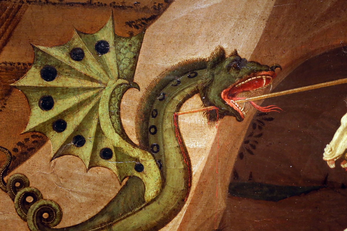 Paolo uccello, san giorgio e il drago, 1440 ca. (jacquemart-andré) 06 - Sailko