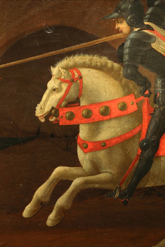 Paolo uccello, san giorgio e il drago, 1440 ca. (jacquemart-andré) 09 - Sailko