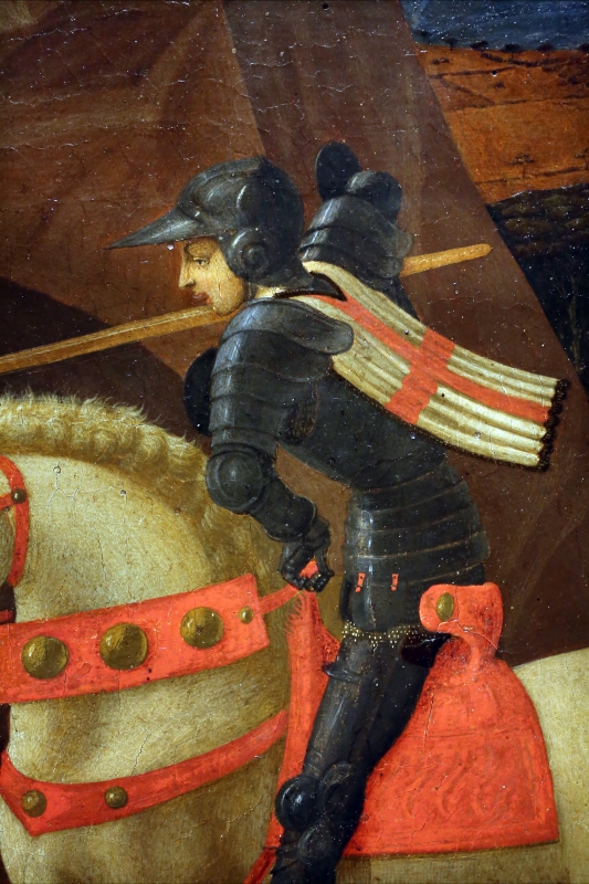 Paolo uccello, san giorgio e il drago, 1440 ca. (jacquemart-andré) 10 - Sailko