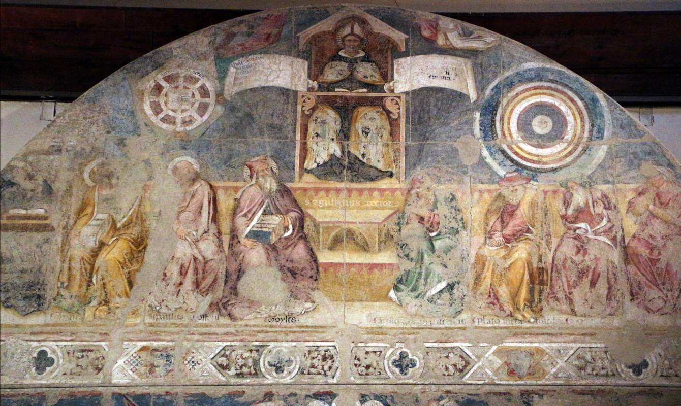Serafino de' serafini, allegoria di sant'agostino come maestro dell'ordine, 1361-93 ca, da s. andrea a ferrara 02 - Sailko