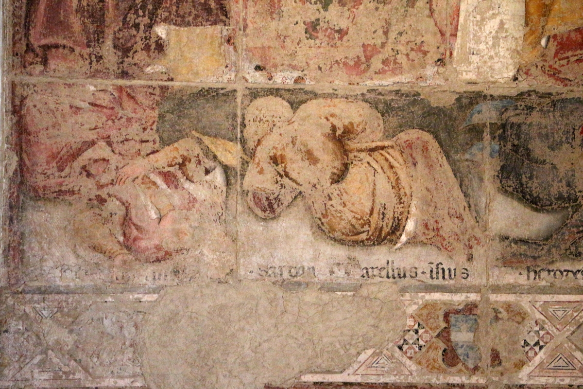 Serafino de' serafini, allegoria di sant'agostino come maestro dell'ordine, 1361-93 ca, da s. andrea a ferrara 04 - Sailko