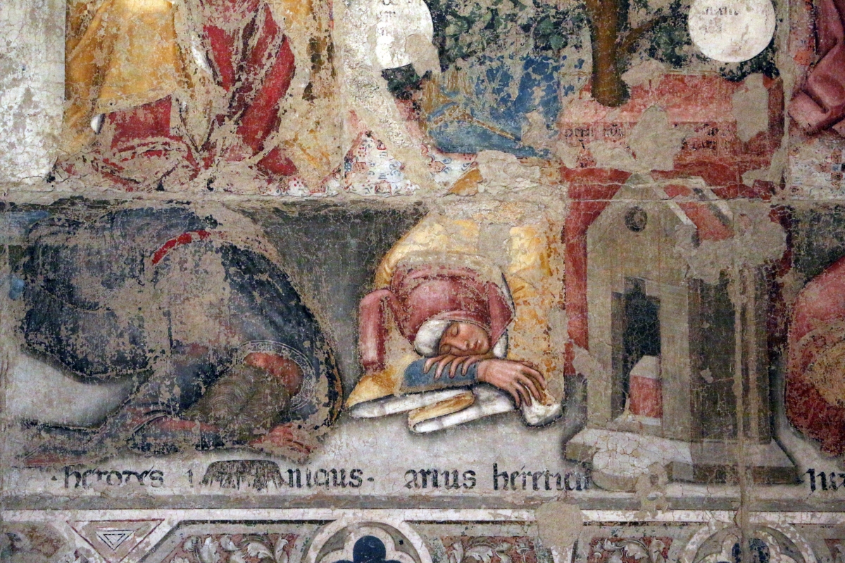 Serafino de' serafini, allegoria di sant'agostino come maestro dell'ordine, 1361-93 ca, da s. andrea a ferrara 05 - Sailko