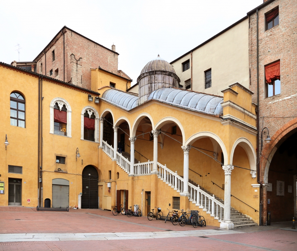 Ferrara, palazzo comunale, scala dell'ex-cortile ducale, di pietro benvenuti degli ordini (1481) - Sailko
