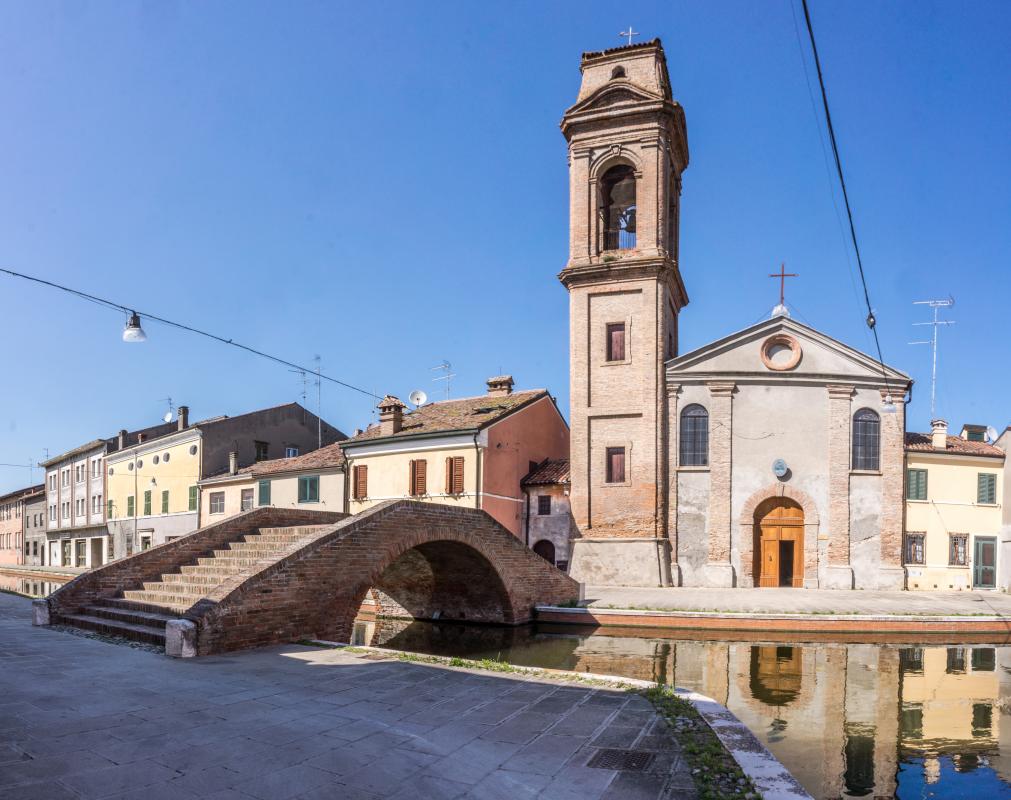 Chiesa e ponte del Carmine - Vanni Lazzari