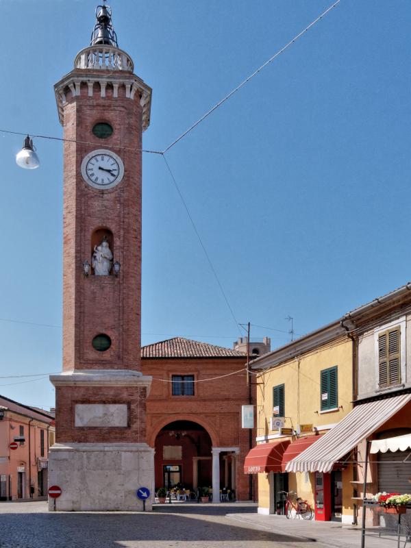 Torre dell'Orologio da Piazza Folegatti - Adalberto Cencetti