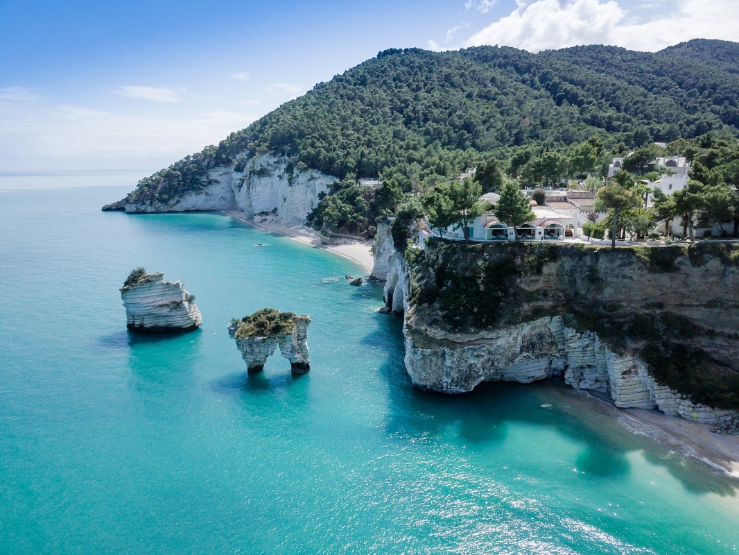 Baia dei Mergoli sea stacks - ENIT SpA
