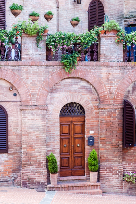 Certaldo, dettaglio di un edificio - Simone Antonazzo / ENIT SpA