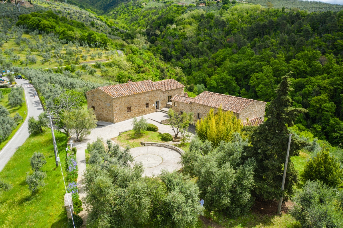 Casa Natale di Leonardo da Vinci, vista aerea - ENIT SpA