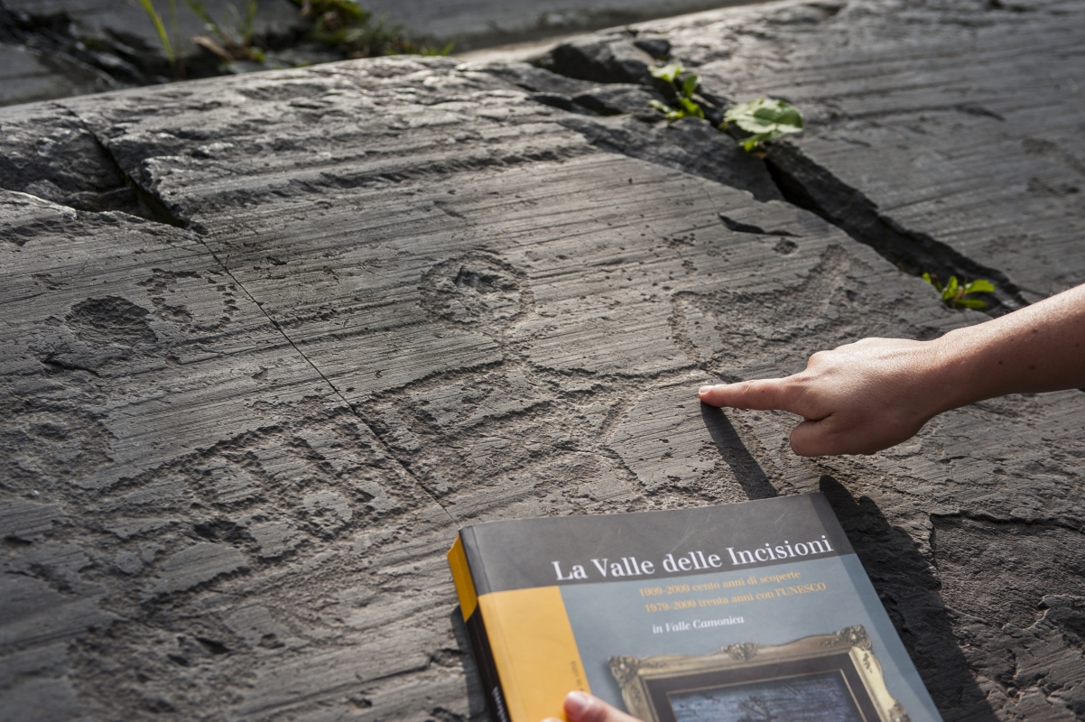 Valcamonica - National Park of Naquane stone carvings - inLombardia