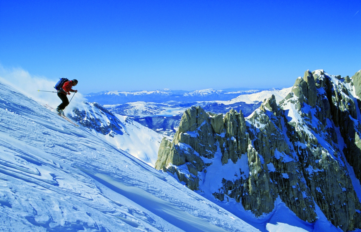 Gran Sasso skiing Corno Piccolo - Regione Abruzzo