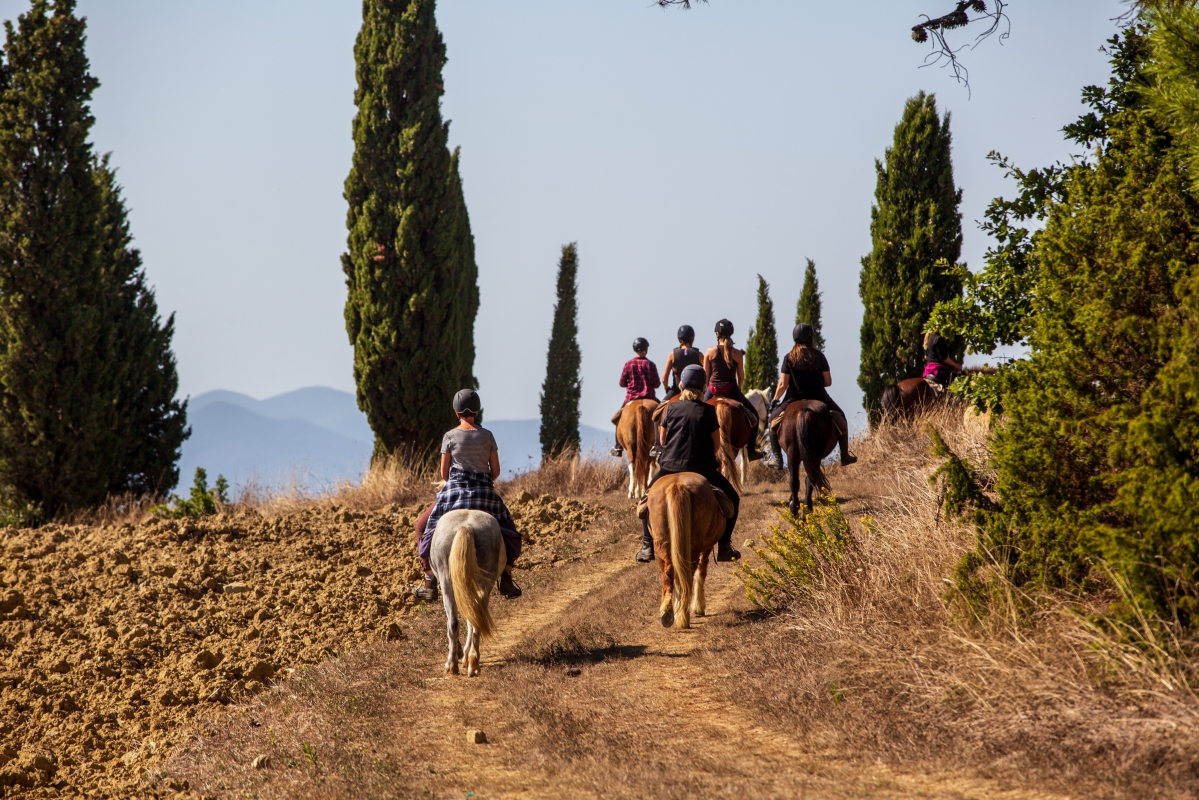 Escursione a cavallo tra Volterra e San Gimignano - Nicola Santini