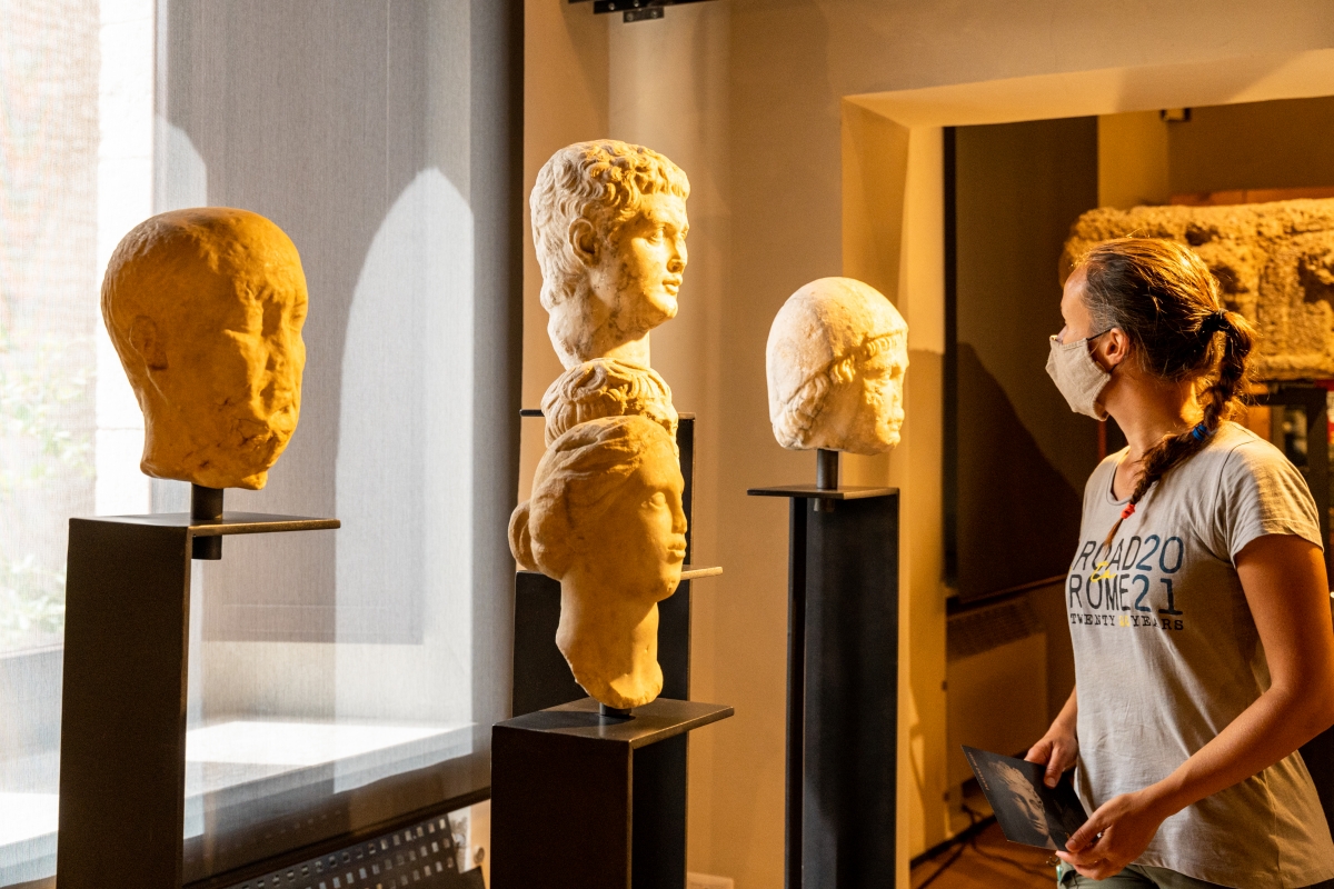 A hall of the Archaeological Museum of Priverno - ENIT SpA