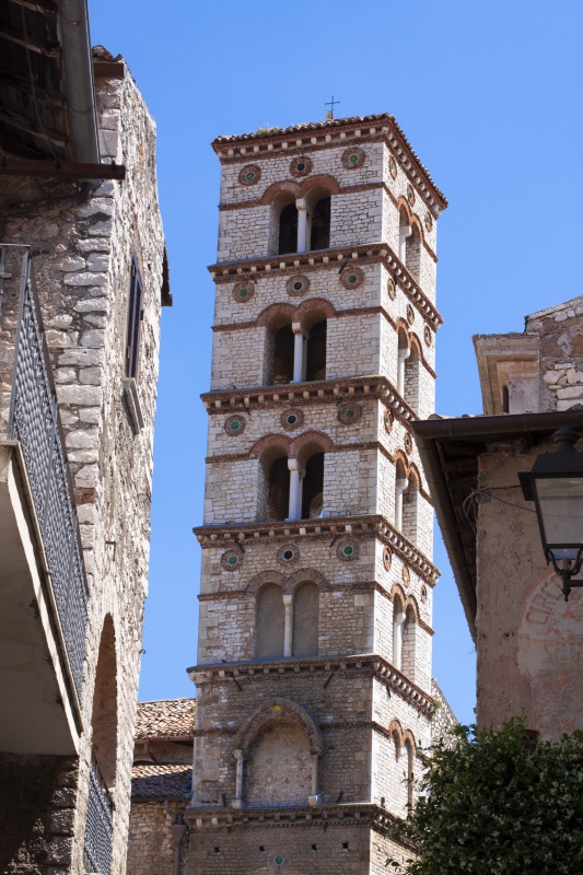 Bell tower of the collegiate church of Santa Maria Assunta in Cielo - Simone Antonazzo / ENIT SpA