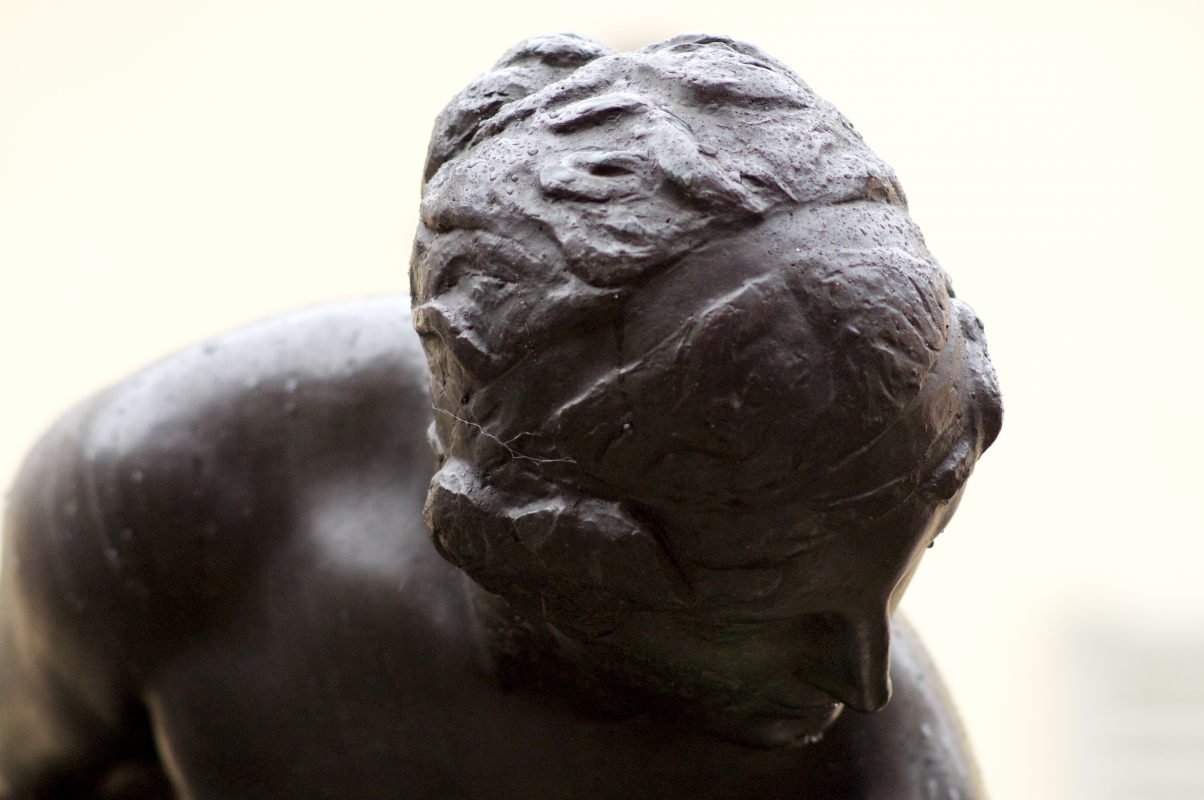 Fontana della ninfa (dettaglio della testa, anteriore) - Massimiliano Marsiglietti