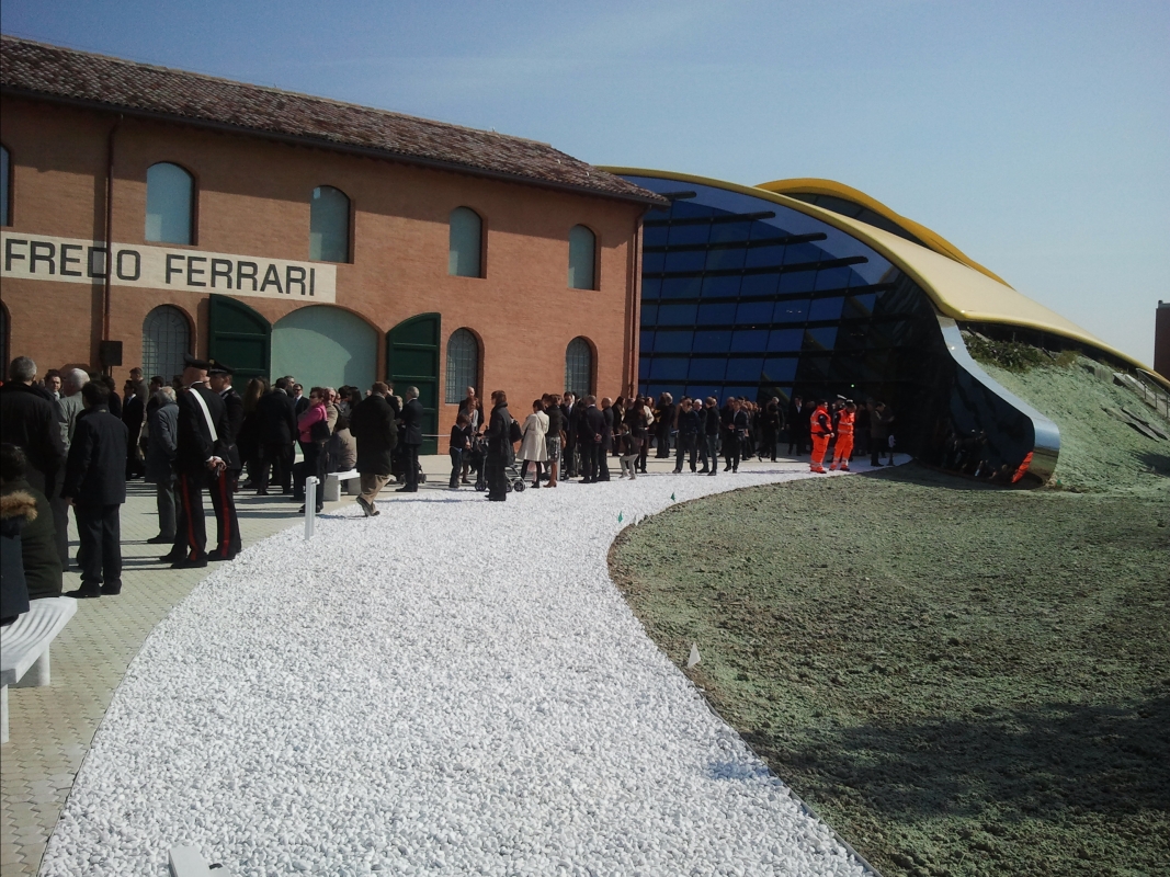 Museo Casa Enzo Ferrari Inauguration - Alien life form