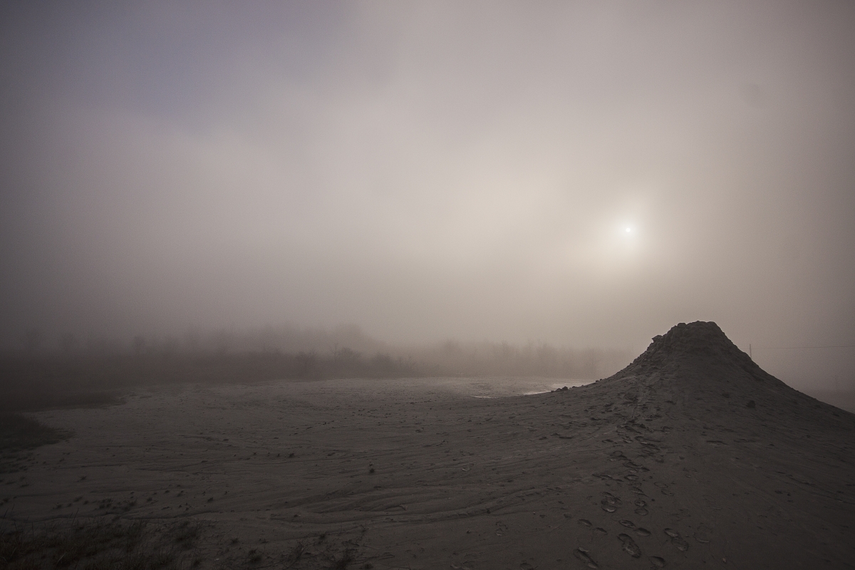 Salse di Nirano nella nebbia - Diego Foà