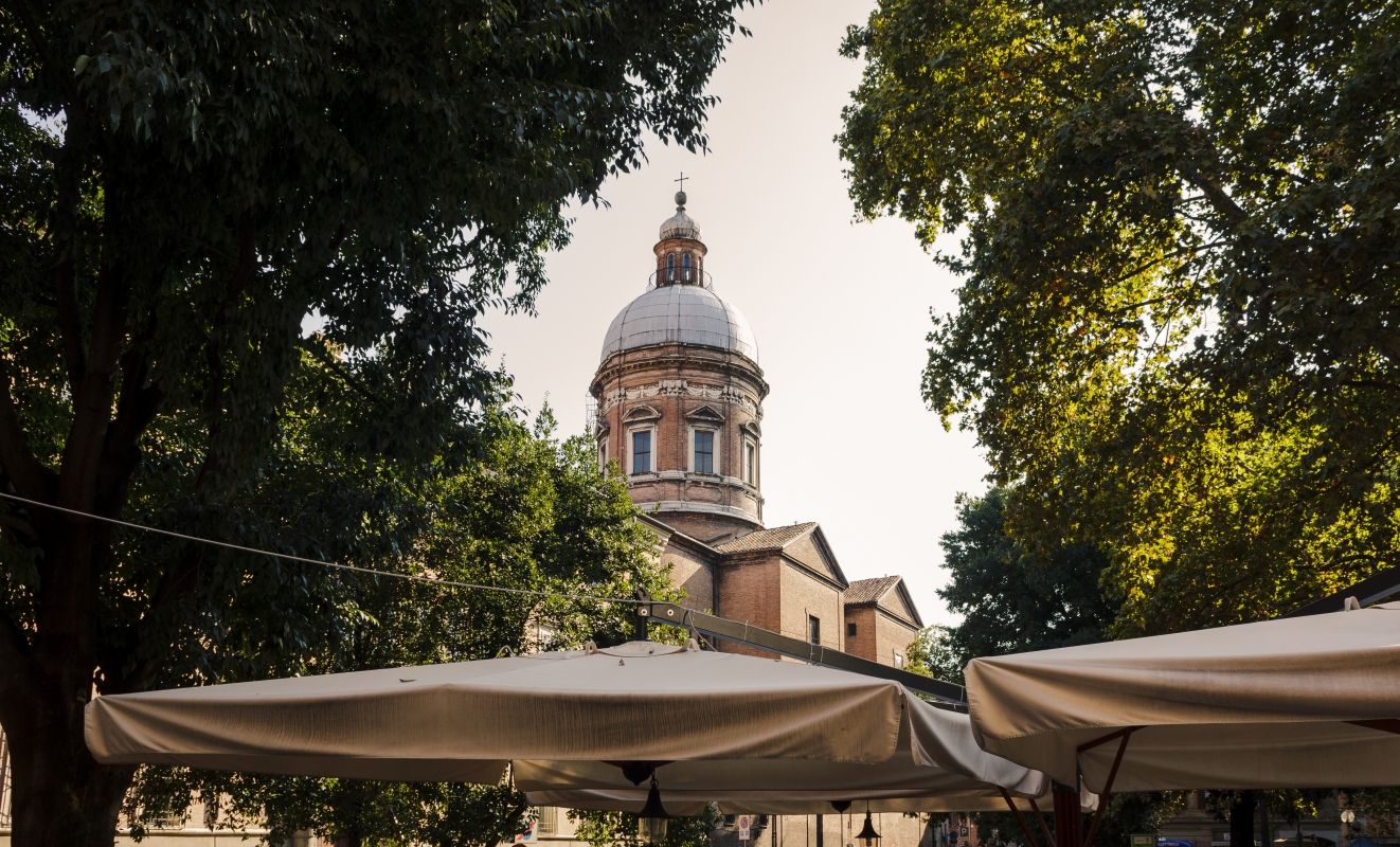 Chiesa del Voto, Modena, vista della cupola - Acnaibinidrat