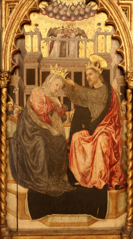 Angelo e bartolomeo degli erri, polittico dell'ospedale della morte, 1462-66, 07 incoronazione della vergine - Sailko