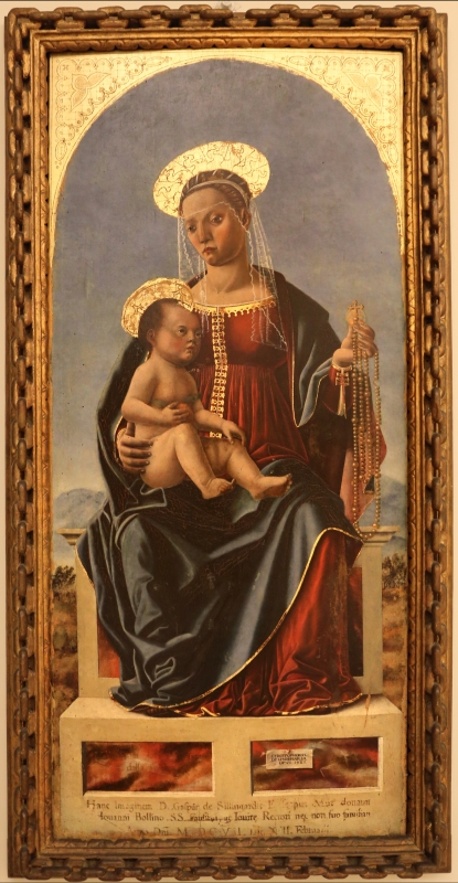 Cristoforo canozi da lendinara, madonna della colonna, 1479-82 - Sailko