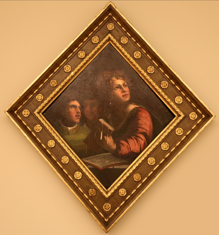 Dosso dossi, formelle del soffitto della camera da letto di alfonso I d'este, 1520-22, musica - Sailko