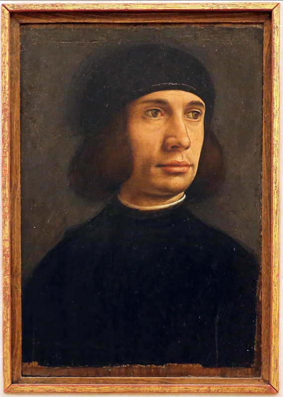 Filippo mazzola (attr.), ritratto d'uomo, 1480-1500 ca - Sailko