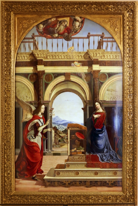 Francesco bianchi ferrari e giovanni antonio scacceri, annunciazione, 1506-12, 01 - Sailko