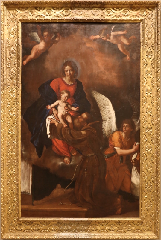 Giovan battista pesari, madonna presenta il bambino al beato felice da cantalice, 1641 - Sailko