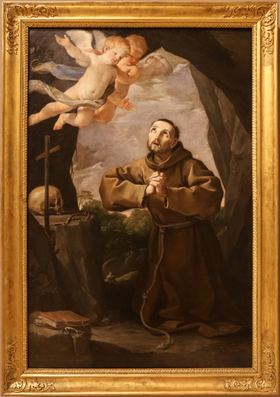 Giovan francesco gessi, san francesco in adorazione della croce, 1630-40 ca. 01 - Sailko