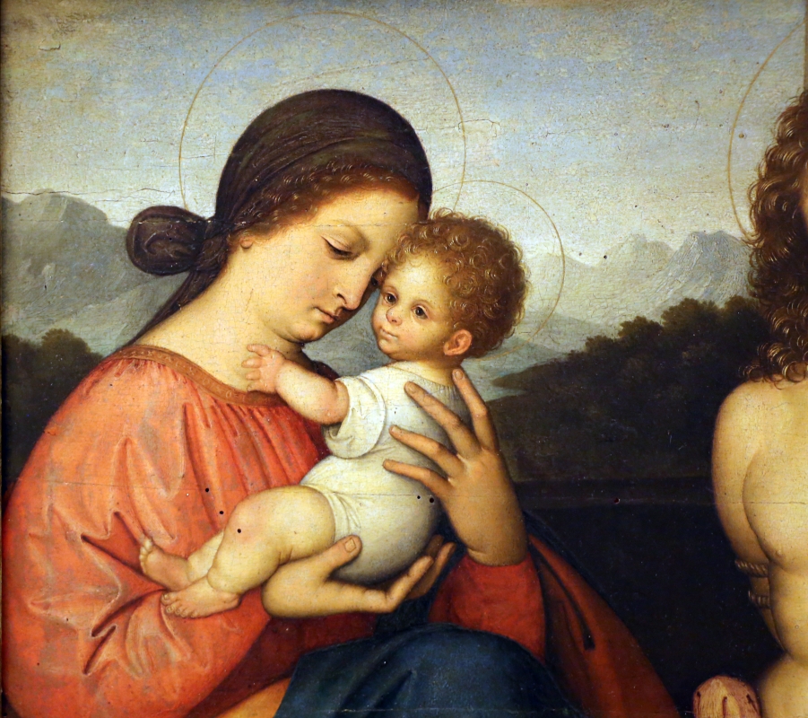 Giovanni agostino da lodi, madonna col bambino e san sebastiano, 1500-10 ca. 02 - Sailko