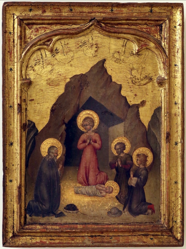 Giovanni di paolo, adorazione del bambino, 1430-40 ca - Sailko