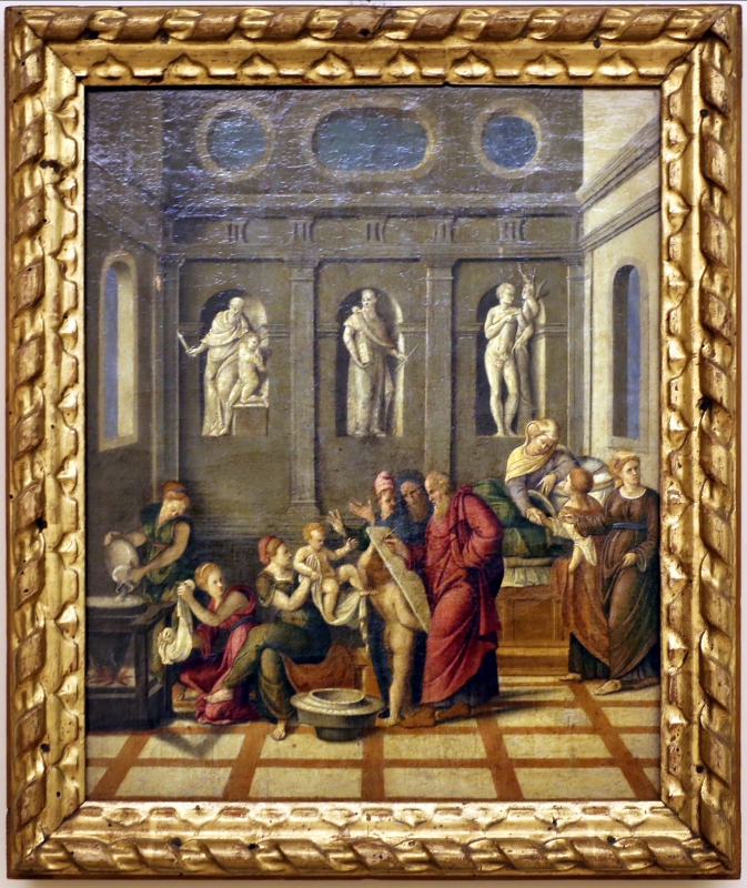 Girolamo da santacroce, nascita del battista, 1535-55 ca - Sailko