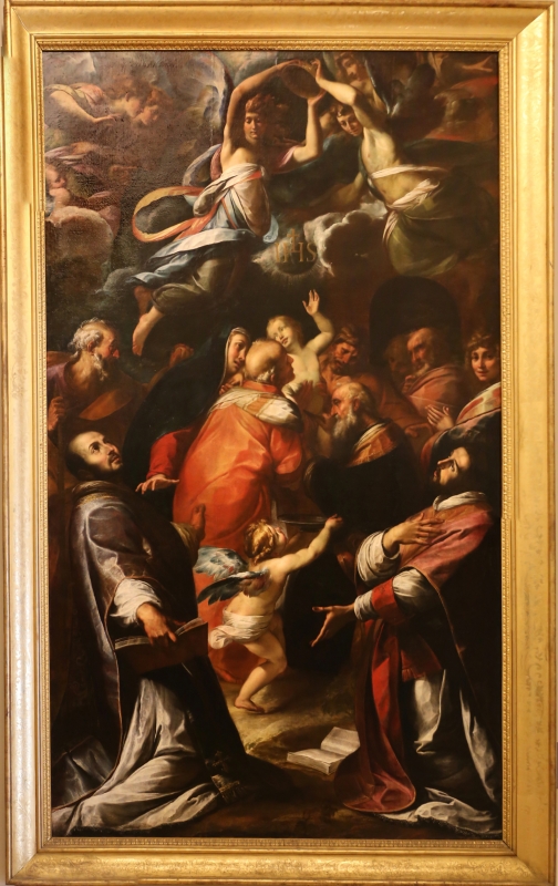 Giulio cesare procaccini, circoncisione di gesù coi santi Ignazio e Francesco, 1616, 01 - Sailko