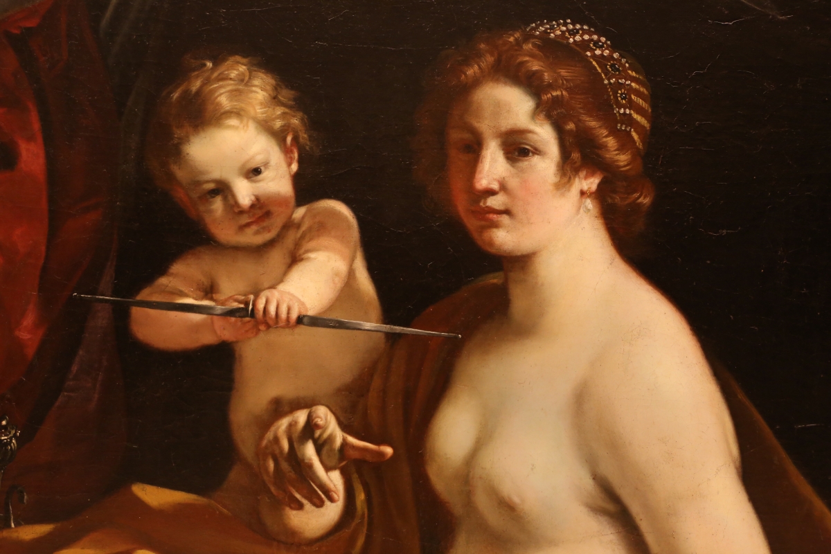 Guercino, marte, venere e amore, 1633, 04 - Sailko