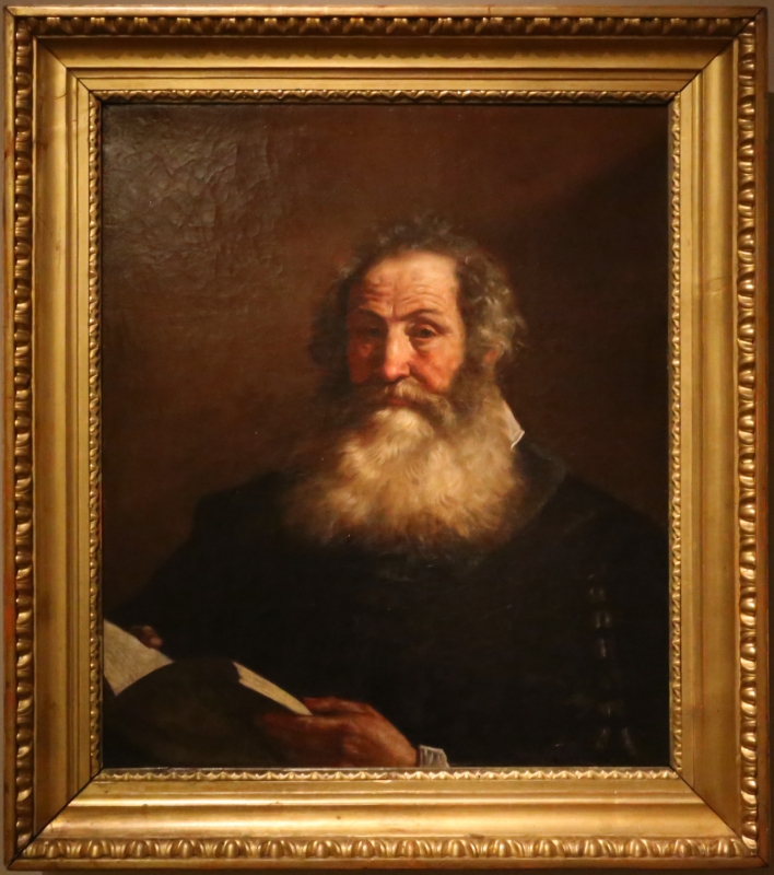 Guercino, ritratto di vecchio con libro in mao, 1623-24 - Sailko