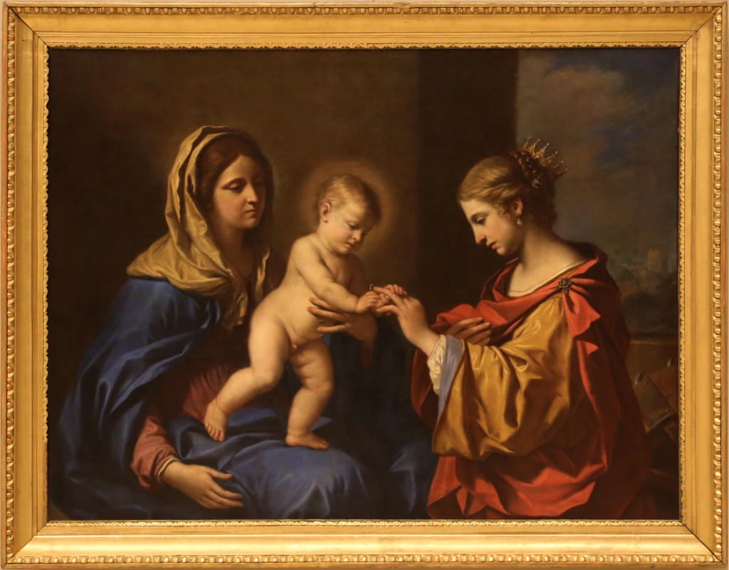 Guercino, sposalizio mistico di santa caterina, 1650, 01 - Sailko