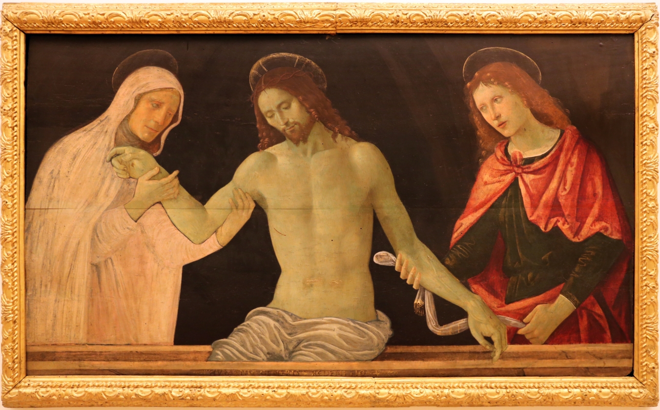 Italia centrale, cristo in pietà tra i dolenti, 1480-1500 ca - Sailko