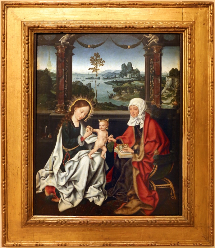 Joos van cleve, madonna col bambino e sant'anna, 1516 ca - Sailko