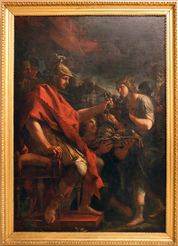 Lazzaro baldi, scipione colma di doni il re di numidia massinissa, 1660-61 - Sailko