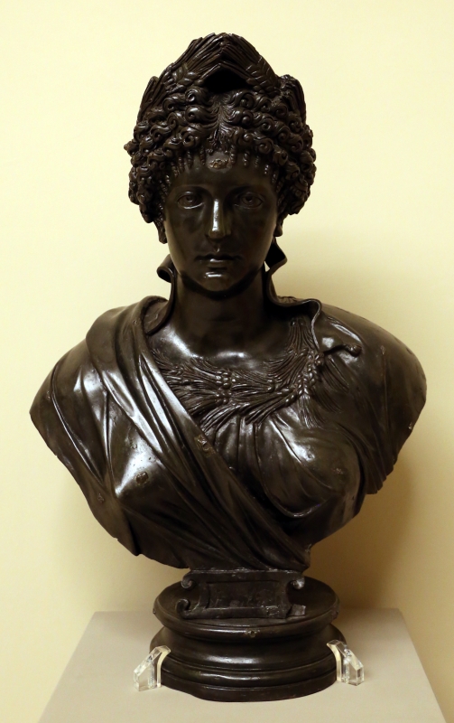 Ludovico lombardo, busto di vibia sabina come cerere, 1550-60 ca - Sailko