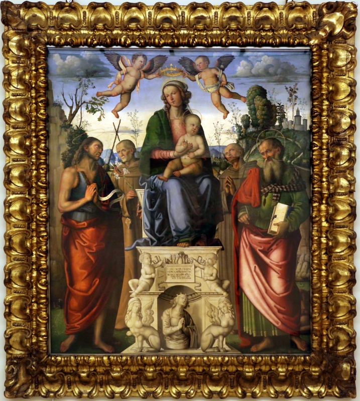 Marco meloni, madobnna col bambino e santi, 1504, 01 - Sailko