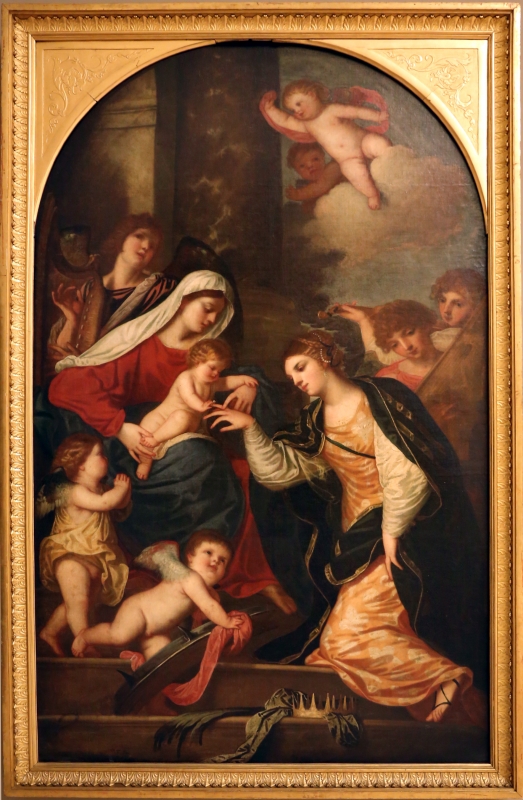 Padovanino, sposalizio mistico di santa caterina d'alessandria, 1640-45 - Sailko