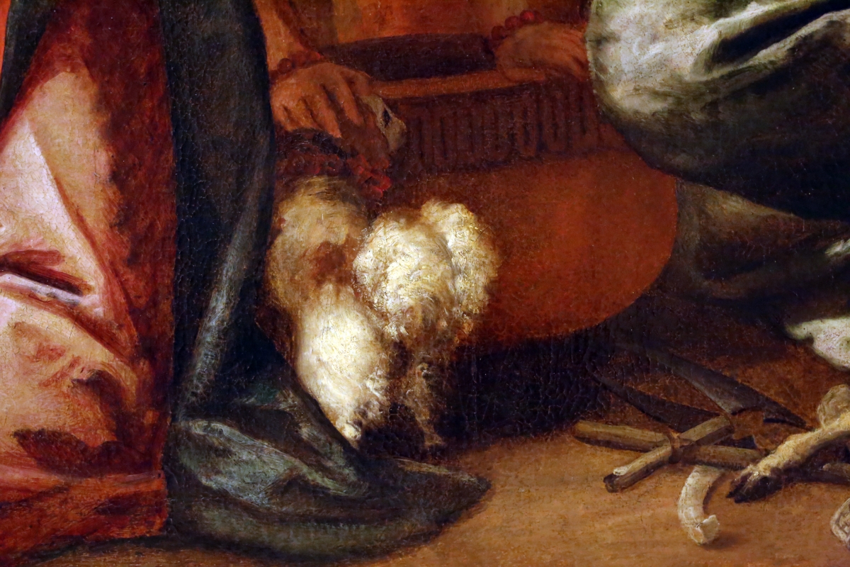 Pietro liberi, nascita del battista, 1650-60 ca. 02 cagnolino - Sailko