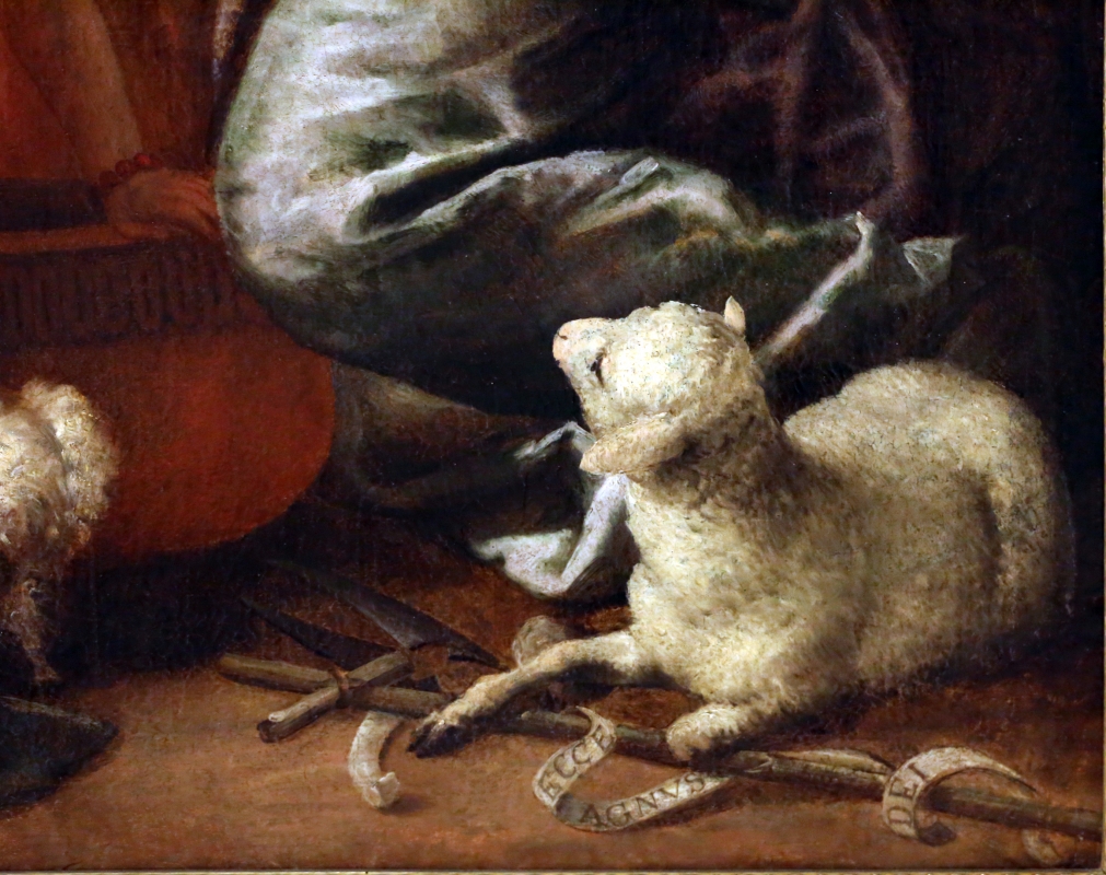 Pietro liberi, nascita del battista, 1650-60 ca. 03 pecorella - Sailko