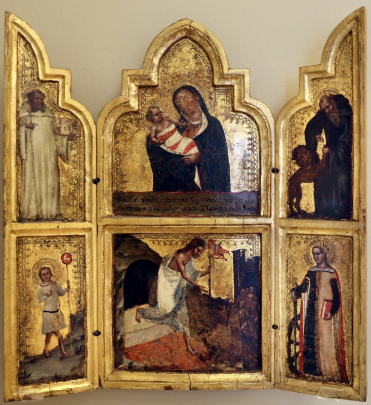 Tommaso barisini da modena, madonna col bambino, santi e scene della vita di cristo, 1345-55 ca. 01 - Sailko