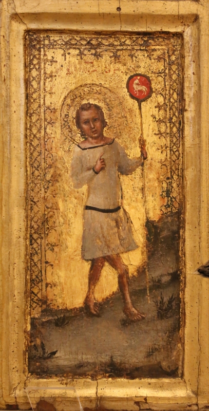 Tommaso barisini da modena, madonna col bambino, santi e scene della vita di cristo, 1345-55 ca. 02 cristo bambino - Sailko