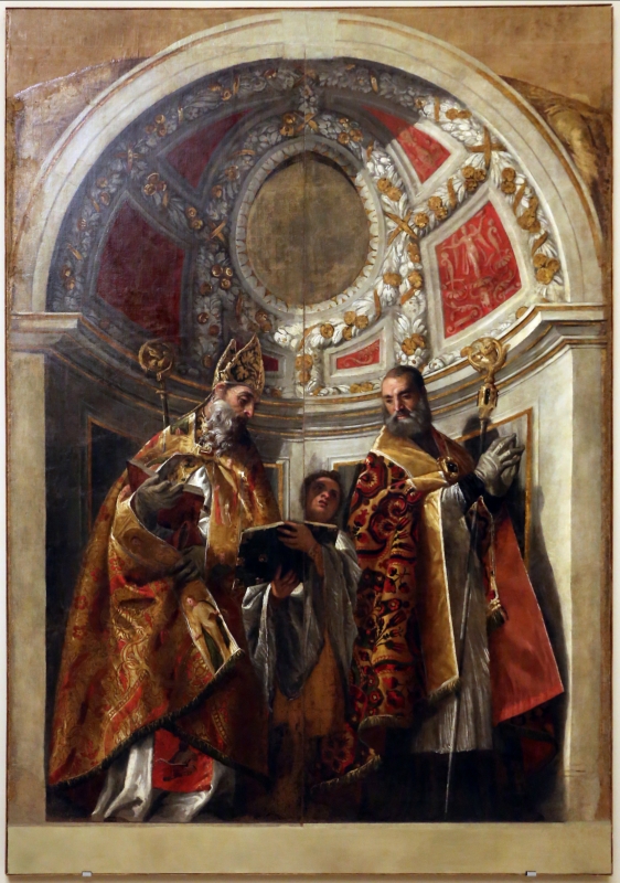 Veronese, due santi vescovi, 1558-61, 01 - Sailko