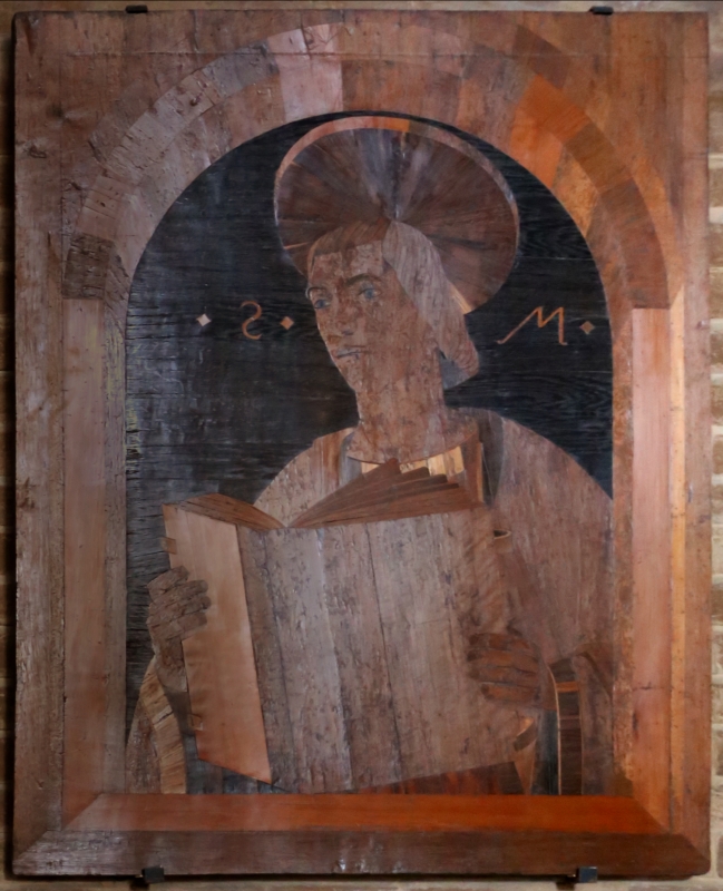 Cristoforo da lendinara, gli evangelisti, 1477, matteo - Sailko