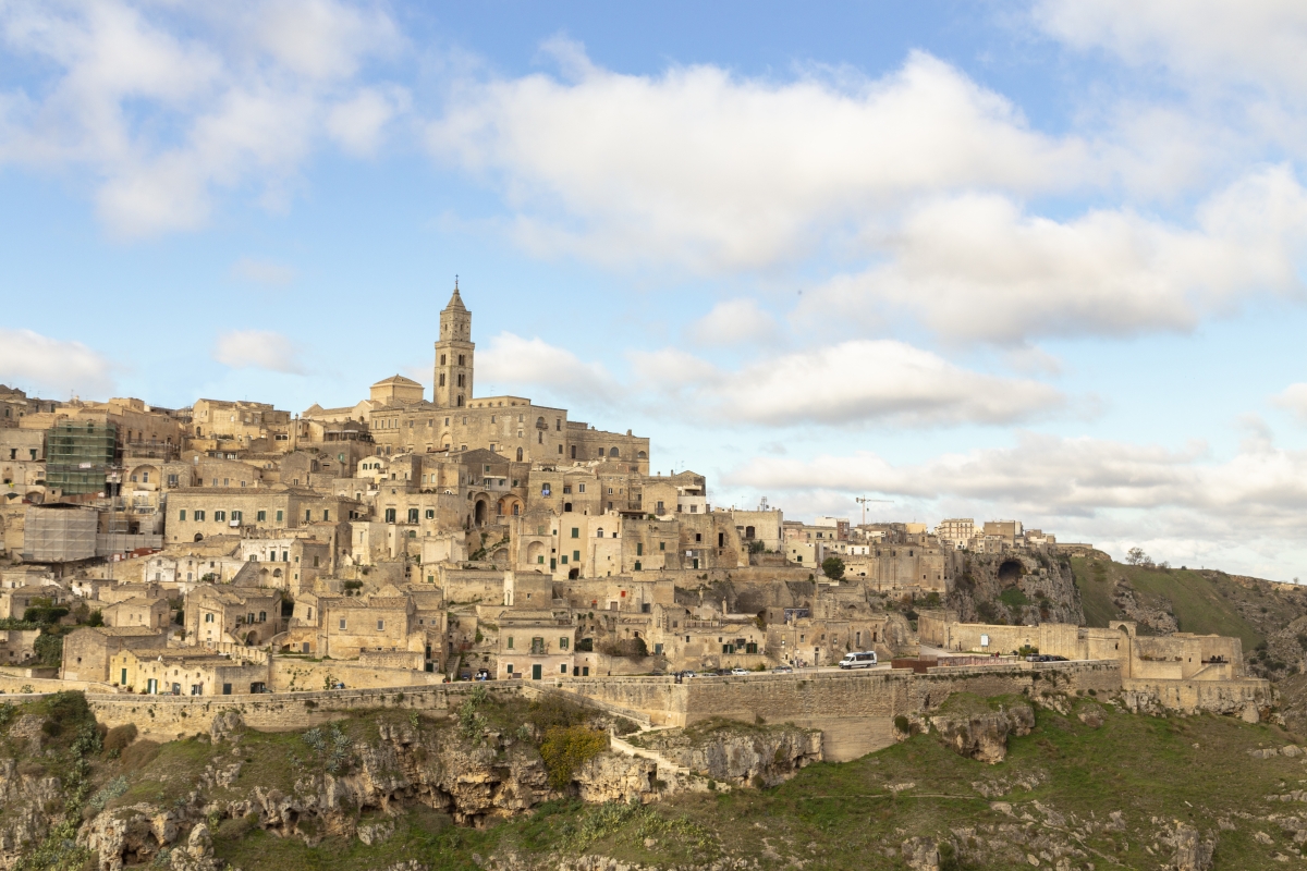 Panoramic view of Matera with the cathedral - Simone Antonazzo / ENIT SpA