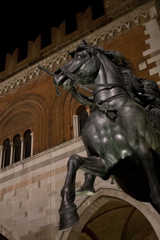 Statua equestre di notte - Filmarche