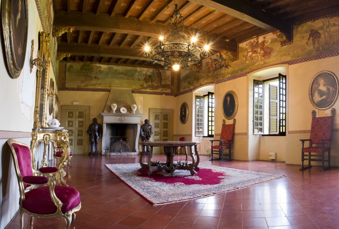 Salone d'Onore - Castello di San Pietro in Cerro (PC) - Castello di San Pietro